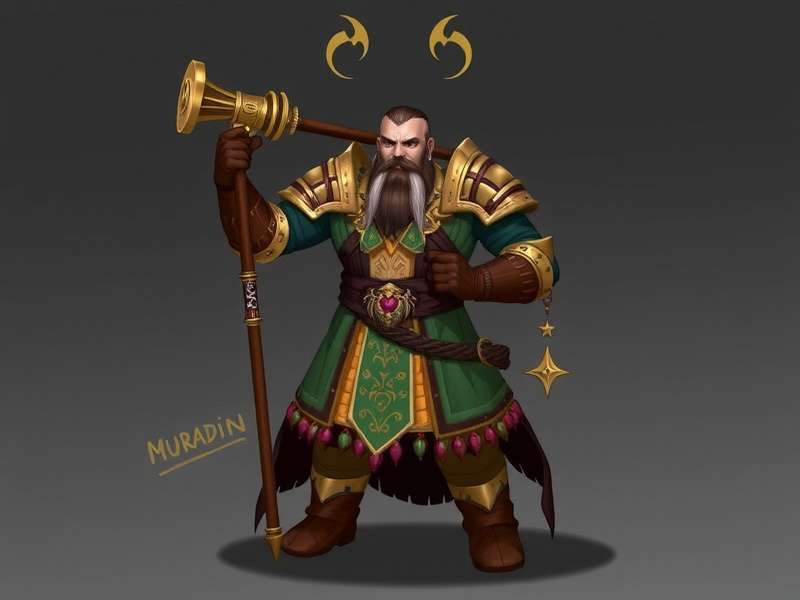 Muradin Bronzebeard Concept Art